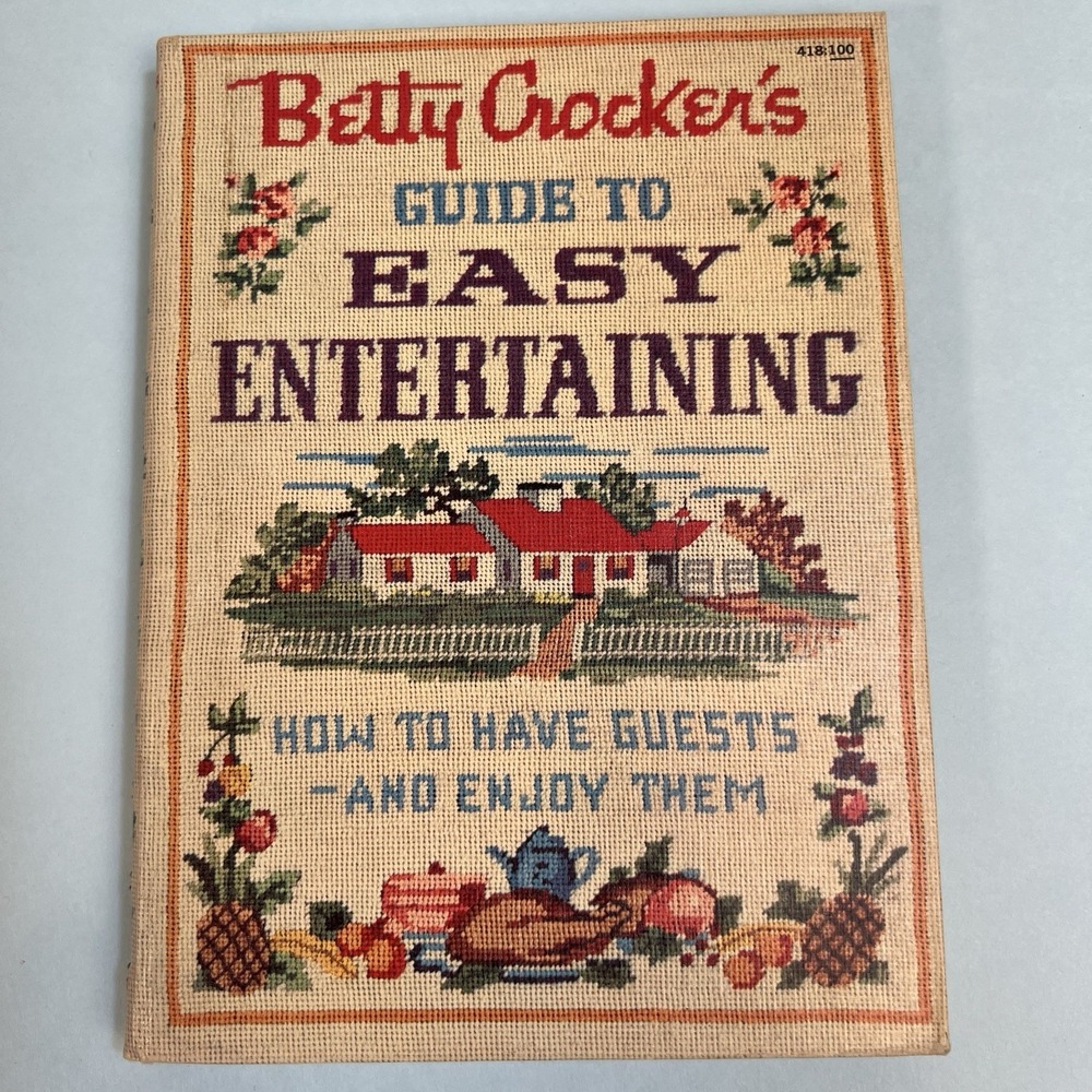 1959 Vintage Betty Crocker's Guide To Easy Entertaining 1st Edition 1st Printing